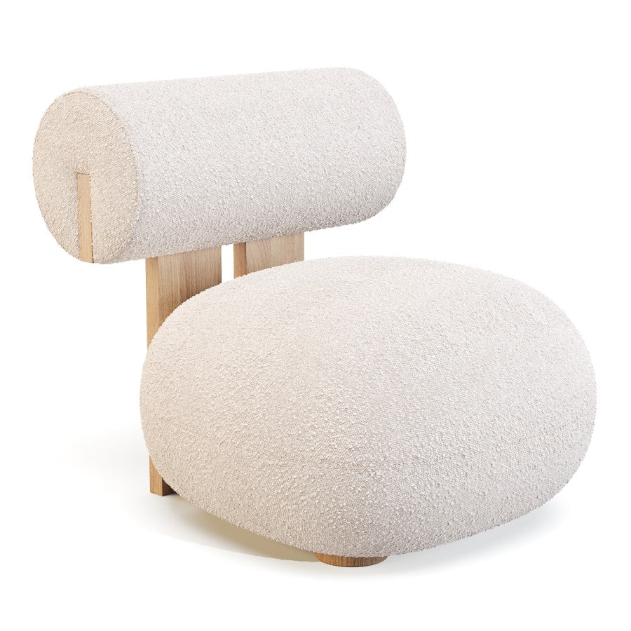 Off-White Accent Chair