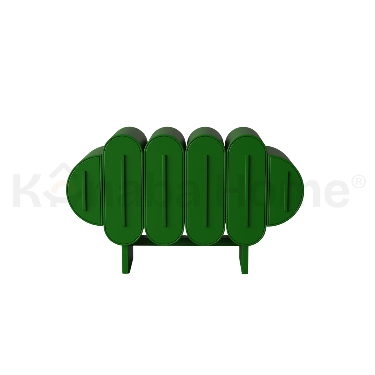 Wavelet Dresser-German MDF & Bendy wood & Beech Wood wooden leg-Biomorphic design-Kanaba Home