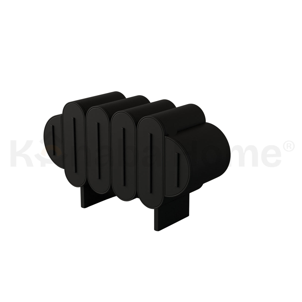 Wavelet Dresser-German MDF & Bendy wood & Beech Wood wooden leg-Biomorphic design-Kanaba Home