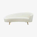 Velvet Horizon SofaWhite