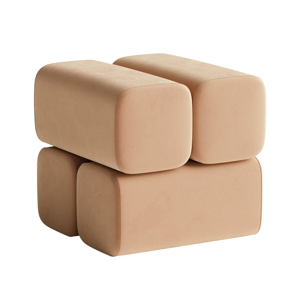 Yuni PoufTea Pink | Velvet ANC 1008-29