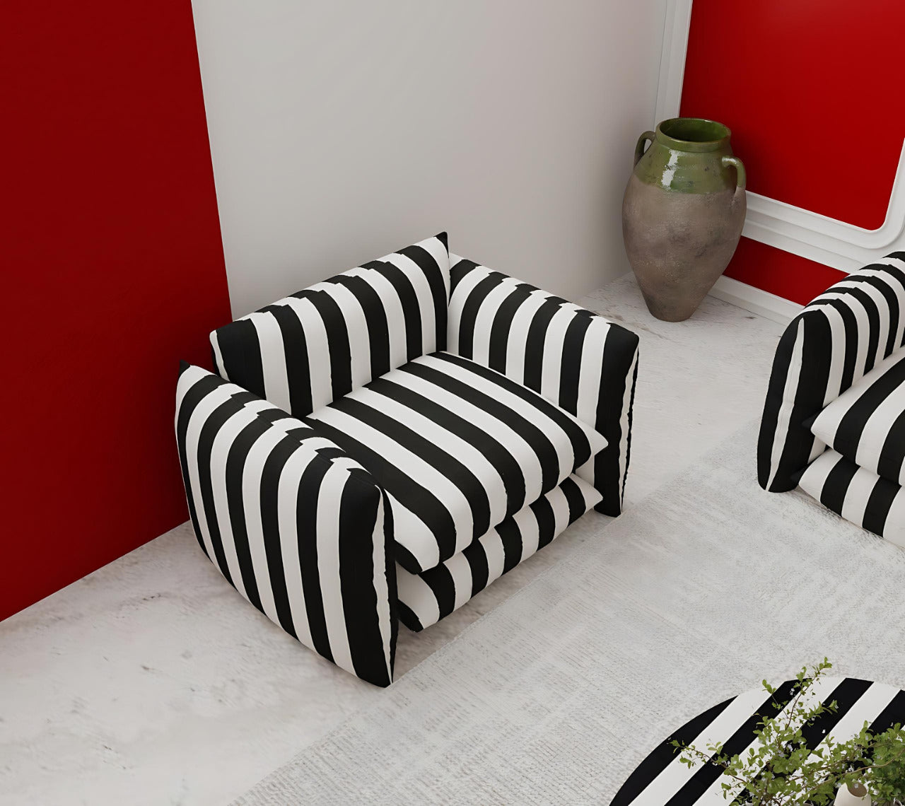 Zebra Pillow Armchair
