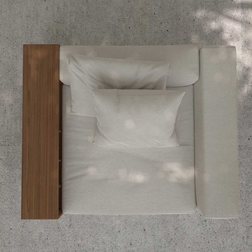 Modern Off-White Armchair