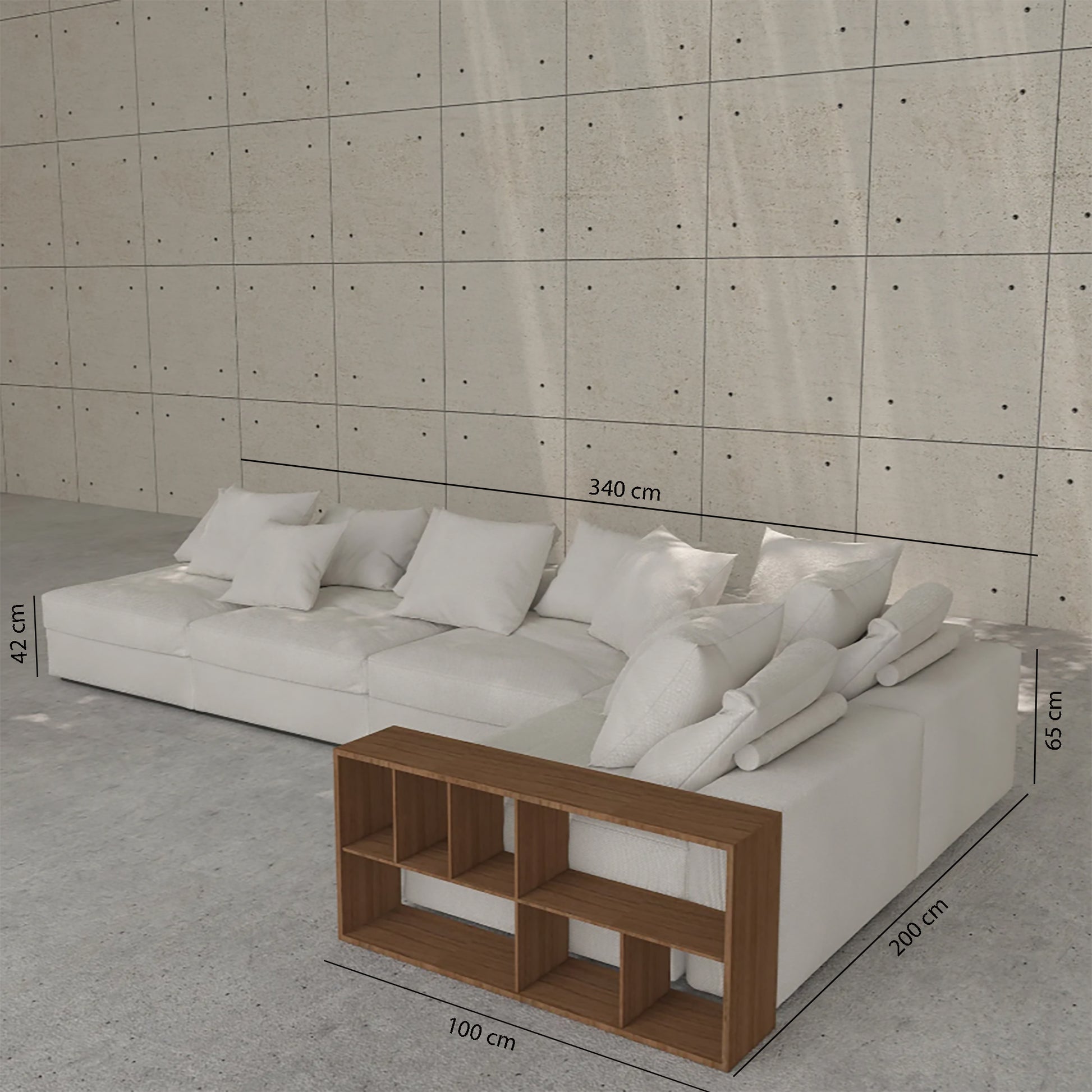 Zylen L Shape Sofa