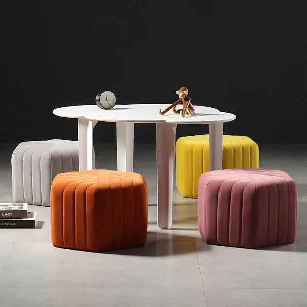 Mist Pouf Ottoman - Kanaba Home #