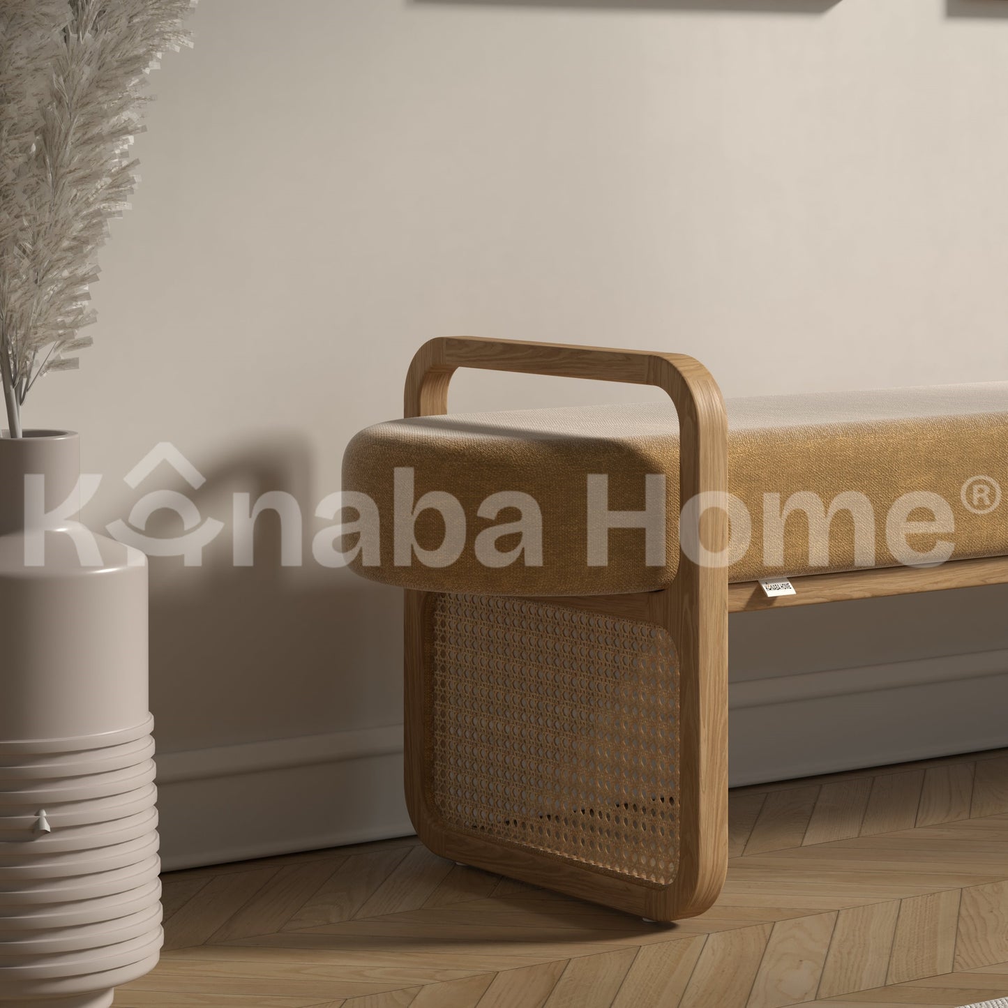 rattan bench in dubai