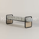 Switch rattan bench for entryway 3 image