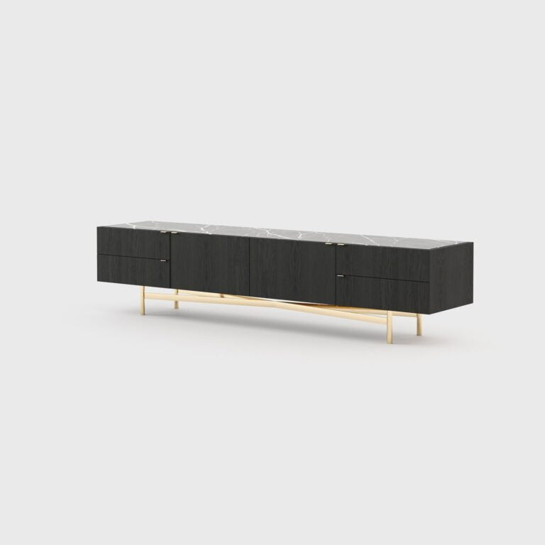 Juniper TV cabinet with drawers