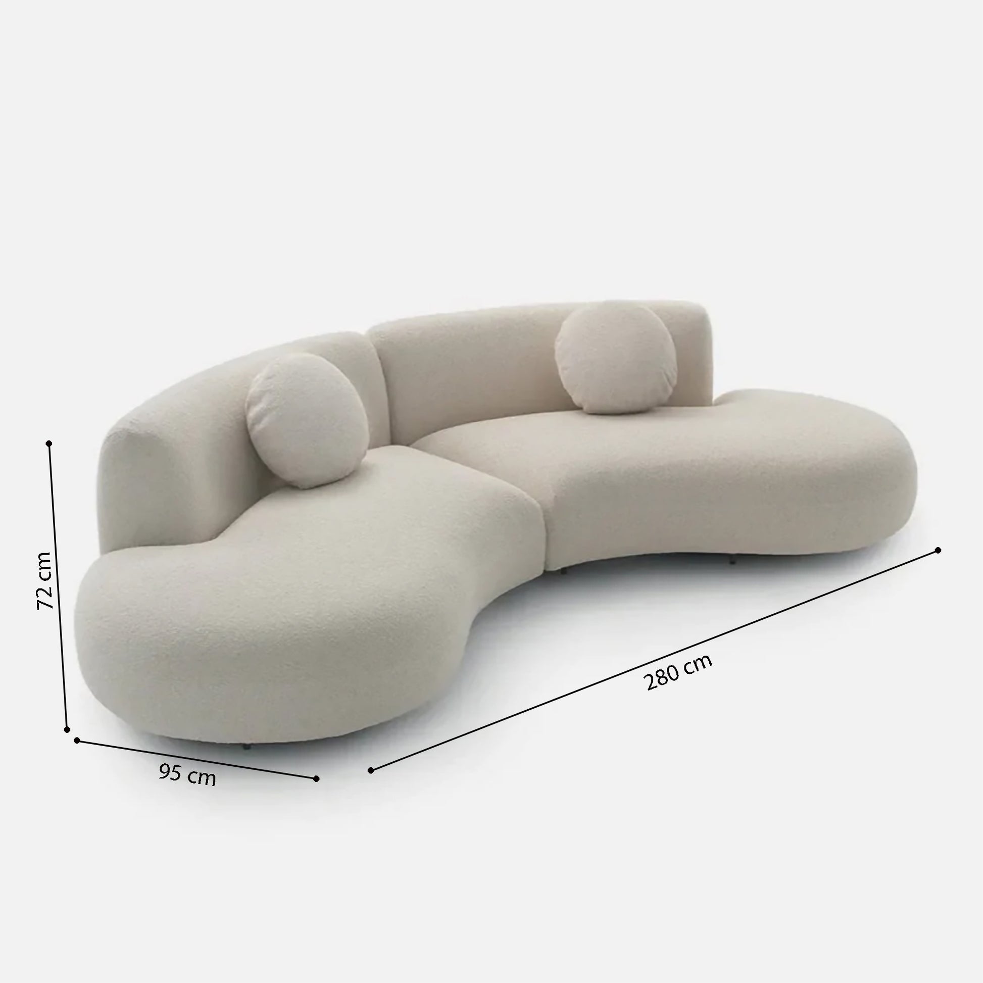 Lena Boucle Sofa
