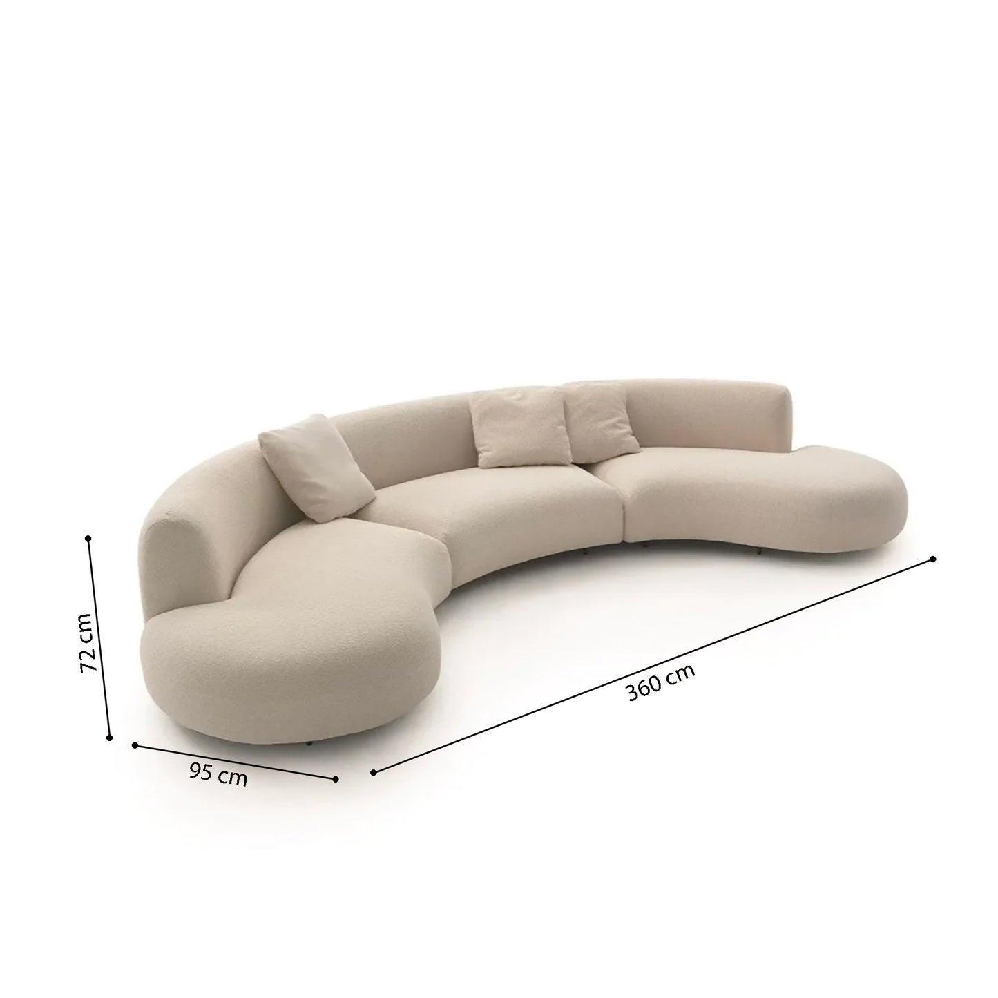 Lena Boucle Sofa
