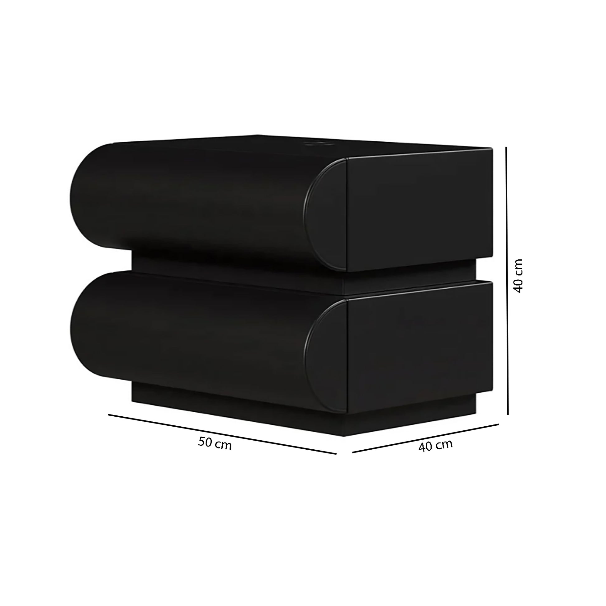 Loria 2-Drawers Nightstand