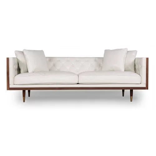 White and Brown Office sofa in dubai