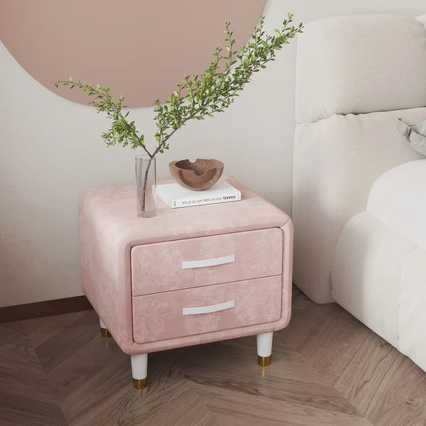 Tapestry Pink Bedside Table
