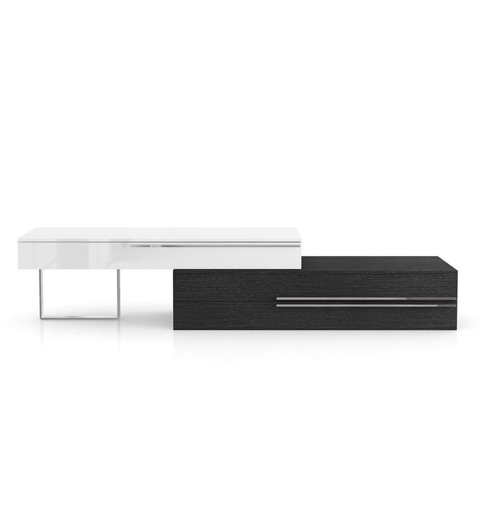 Gracie TV CabinetBlack & White / Without Cable Hole