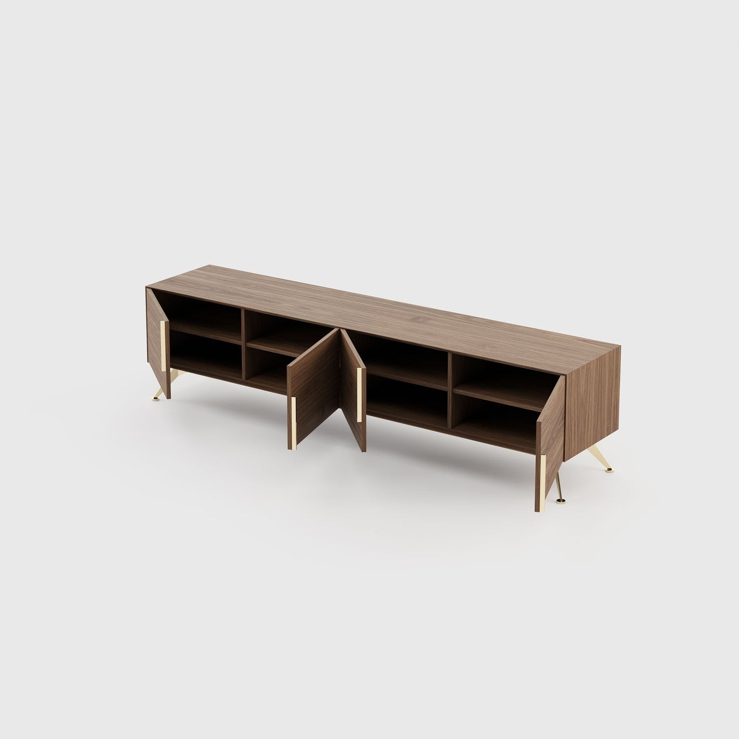 4 door tv cabinet