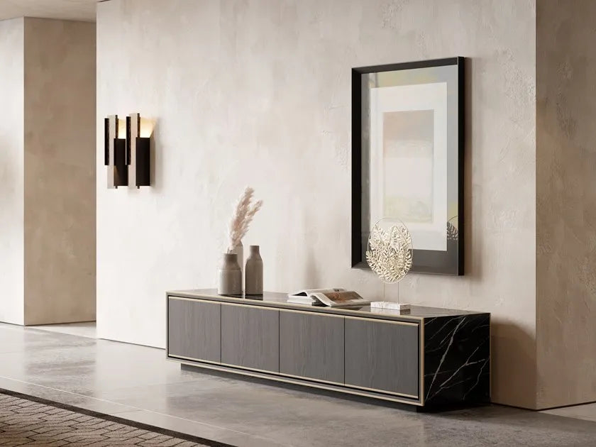 wood tv wall cabinet