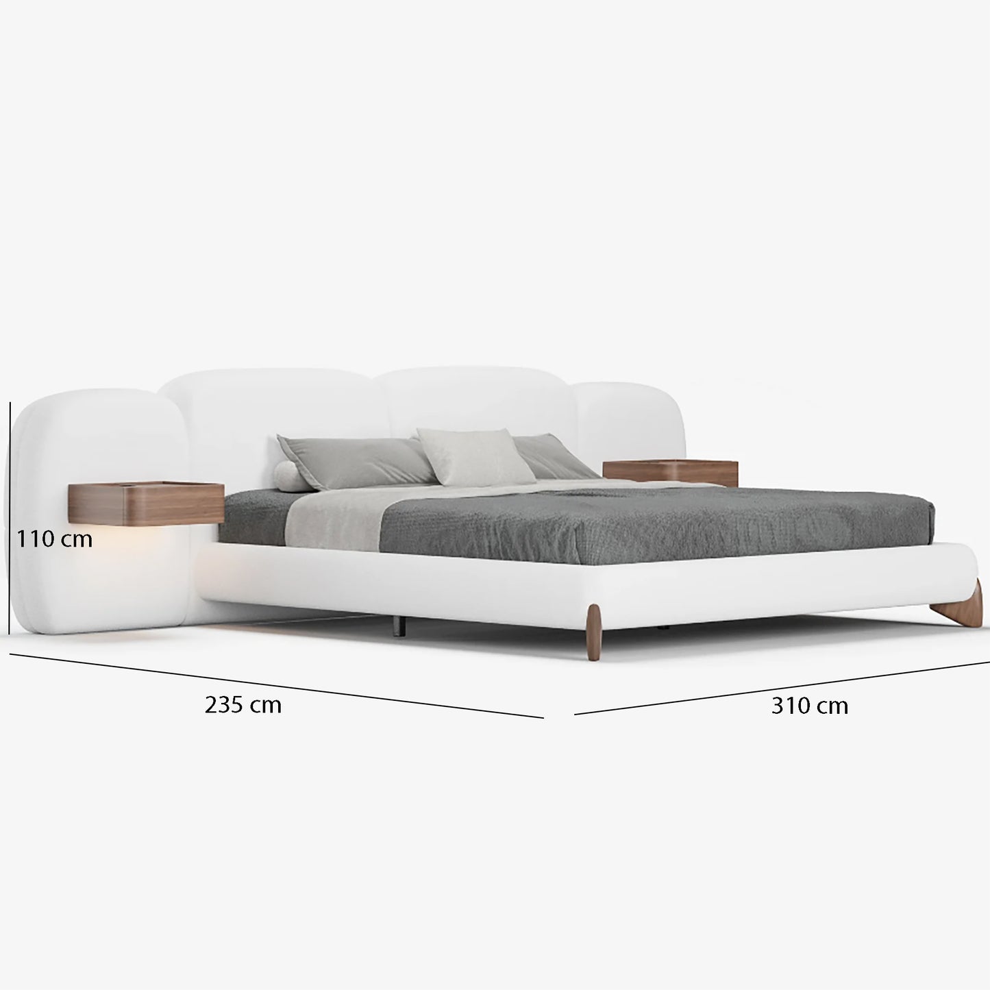 Vea Boucle Bed