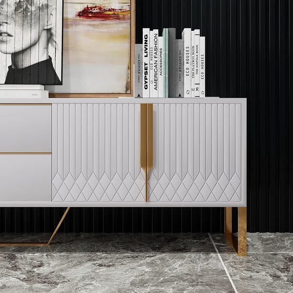 awesome design of tv stand's drawer